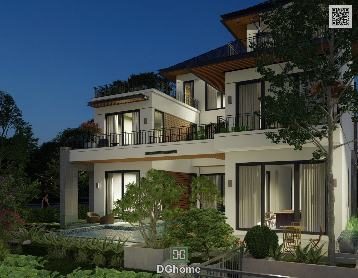 Thiết Kế Và Thi Công Biệt Thự Với Kiến Trúc Hiện Đại