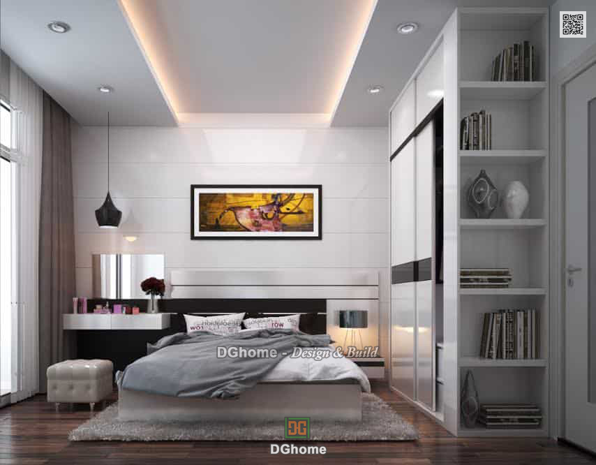 Thiết kế nội thất phòng ngủ 12m2