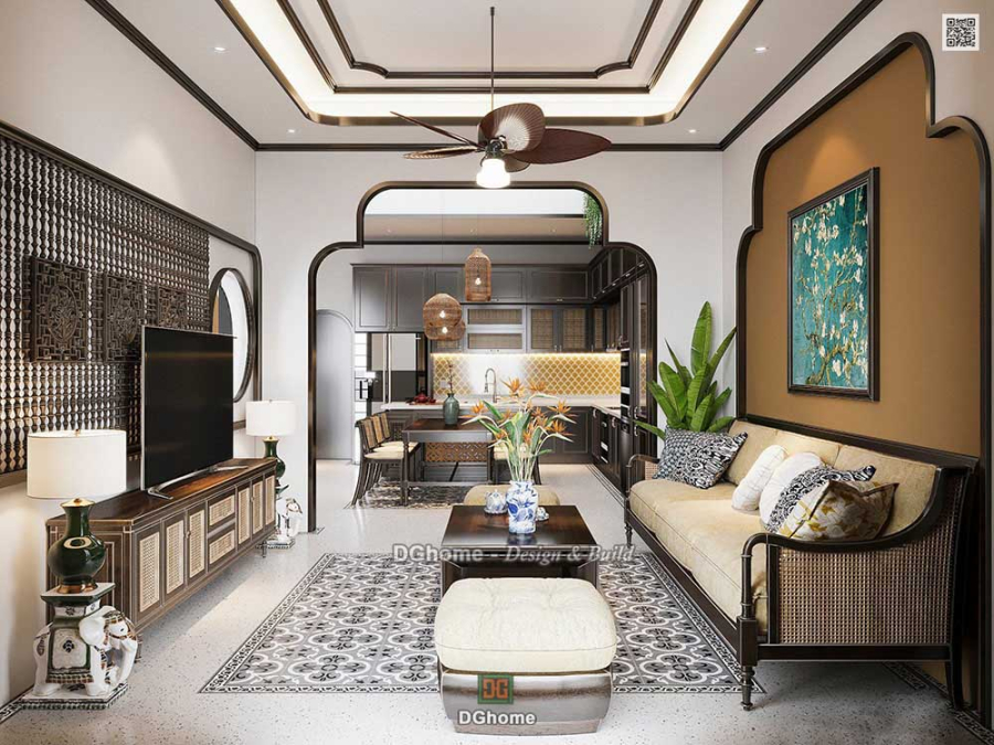 Phong cách Indochine tối giản