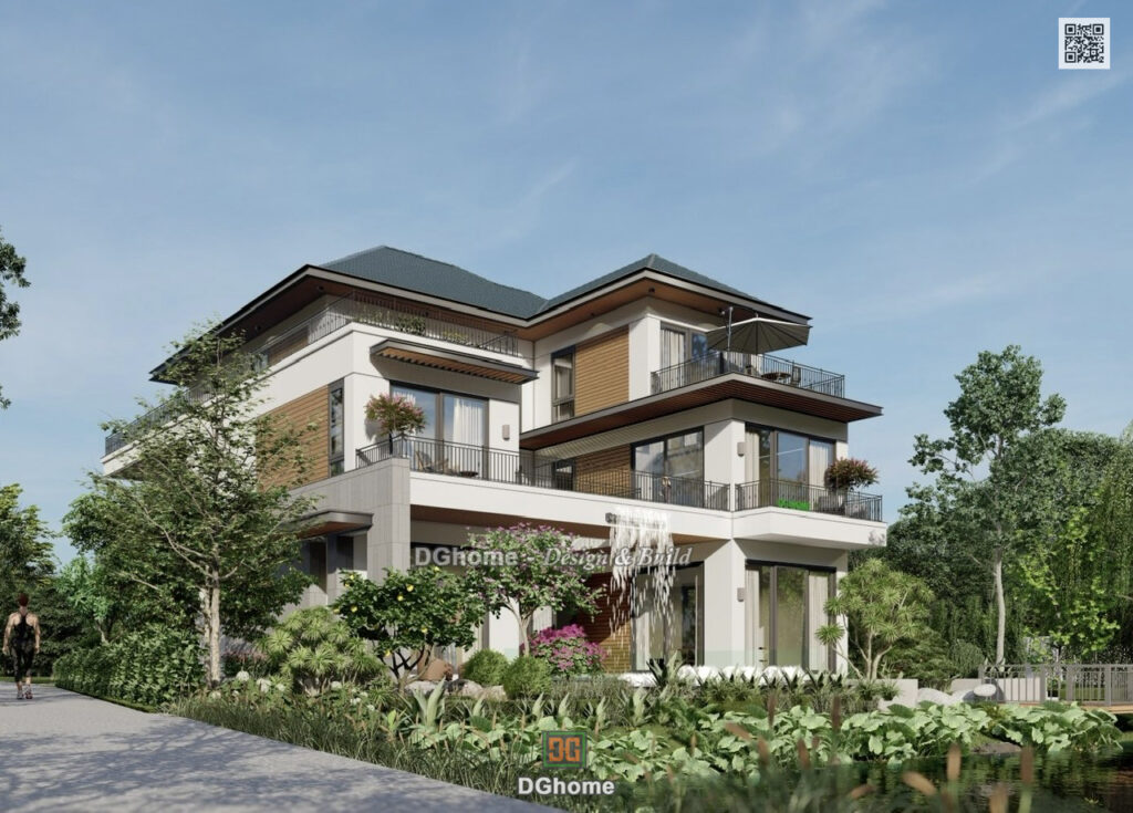 Hoàn thiện ngôi nhà siêu hiện đại tại Hưng Yên