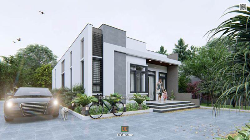 Ngôi Nhà Cấp 4 Hiện Đại
