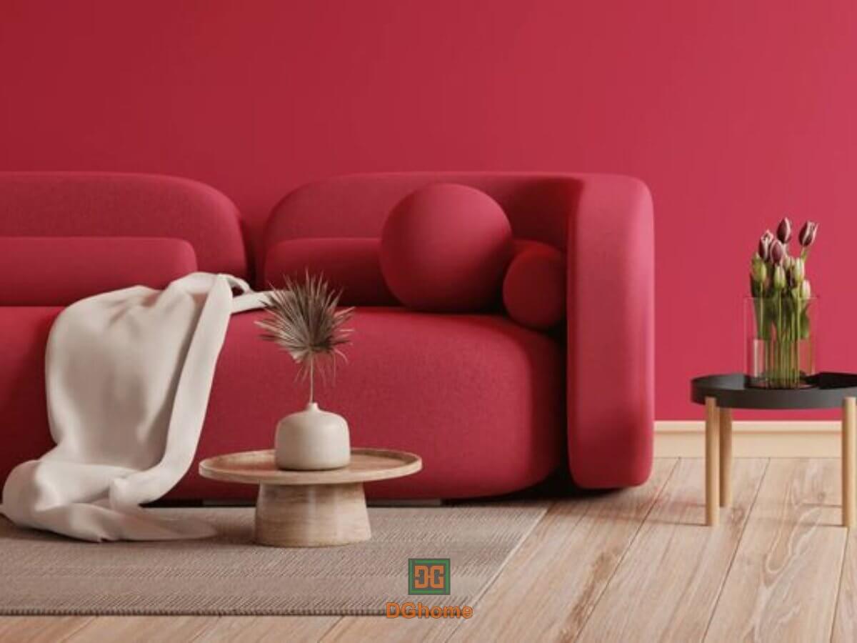 Xu hướng áp dụng màu sắc Viva Magenta