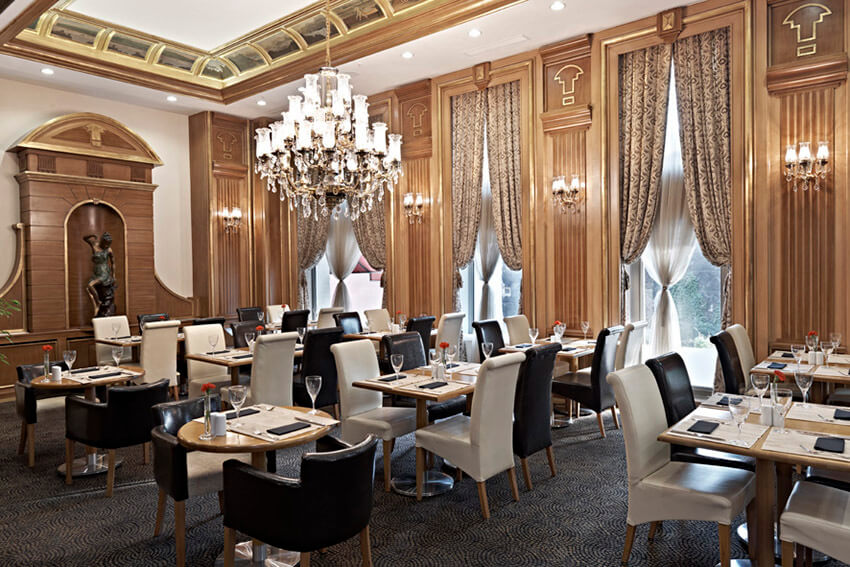 Thiết kế nội thất nhà hàng theo phong cách hiện đại, sang trọng